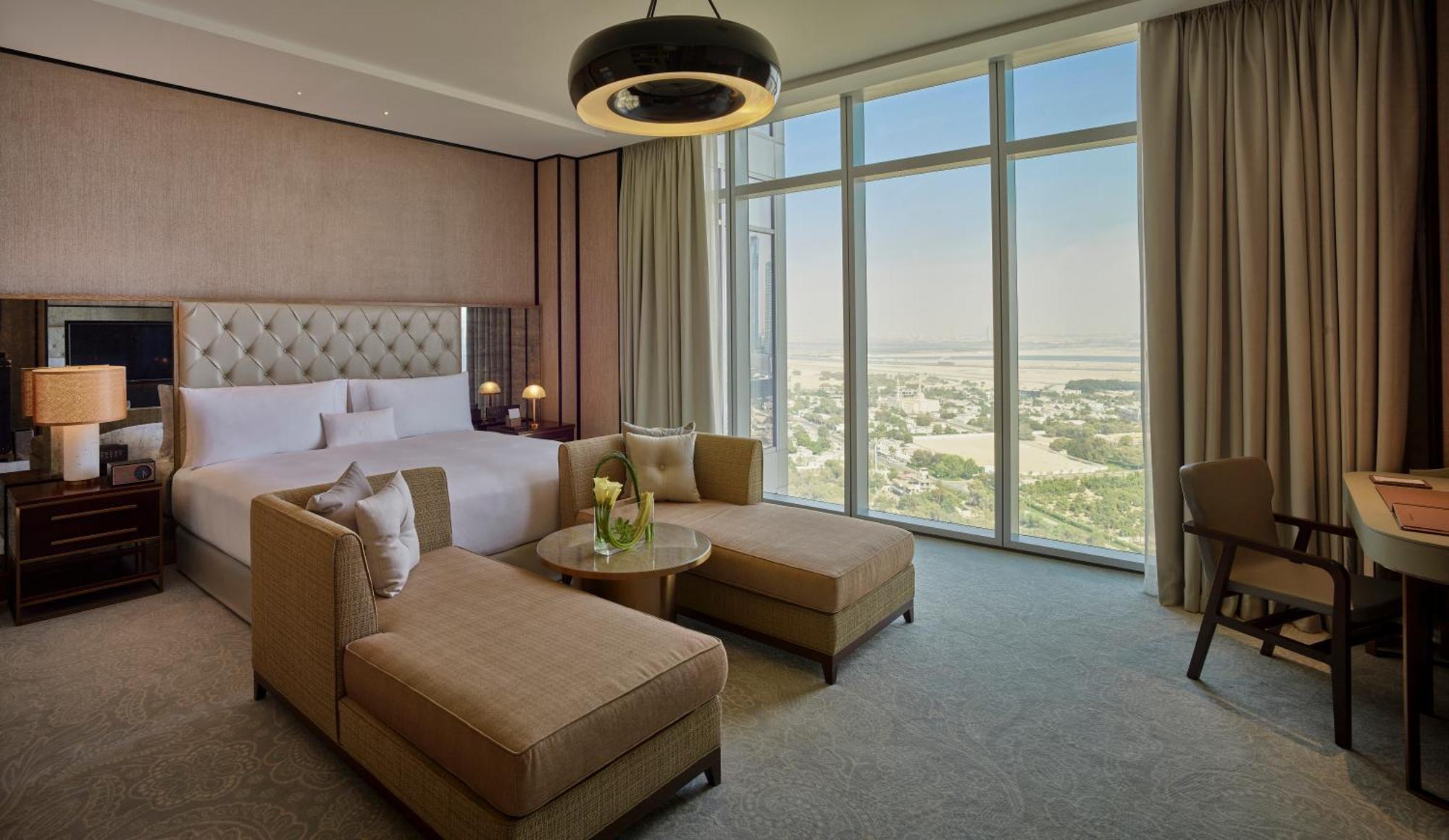 Waldorf Astoria Dubai International Financial Centre Hotel Exterior foto A bedroom at the hotel